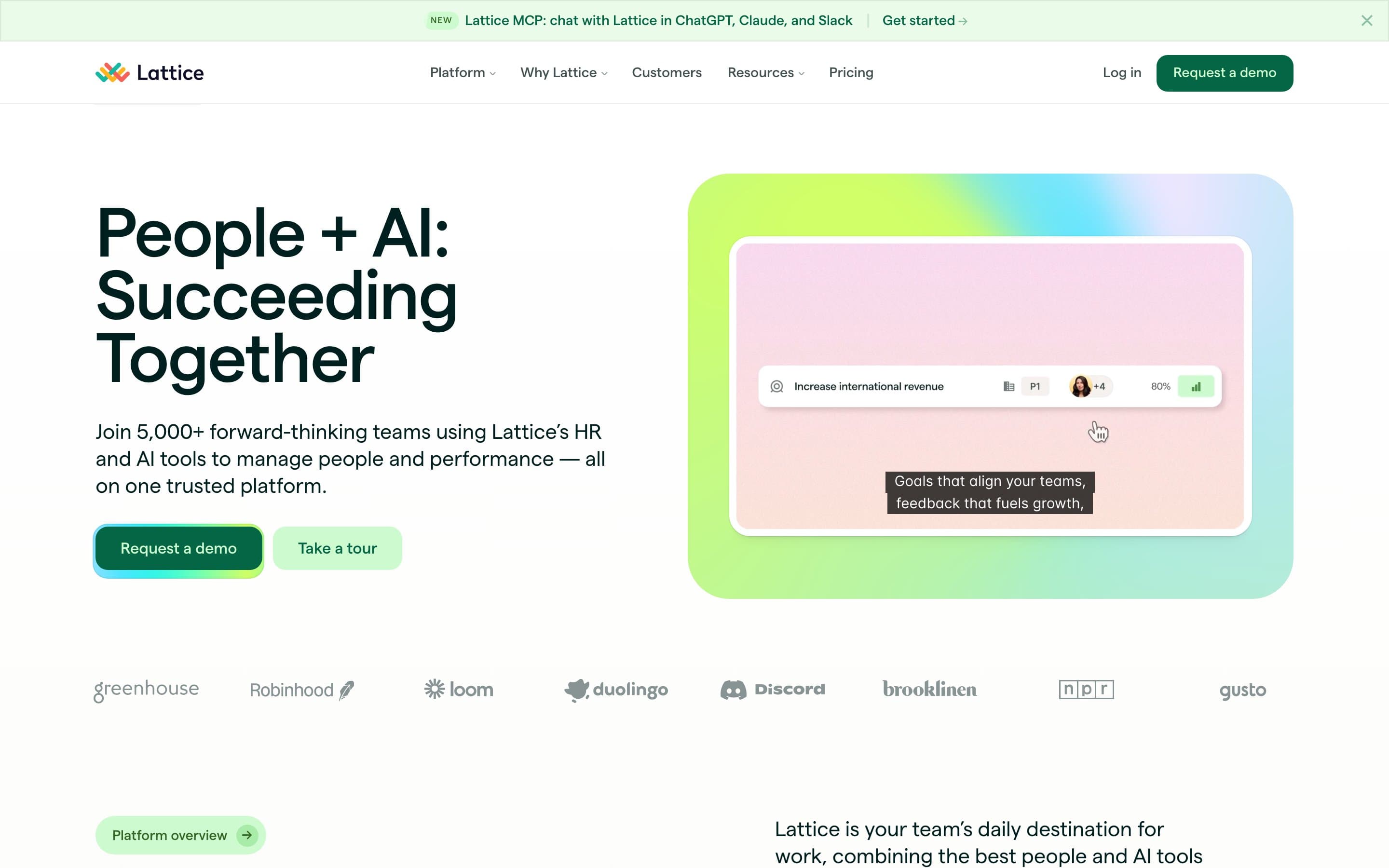 Lattice website