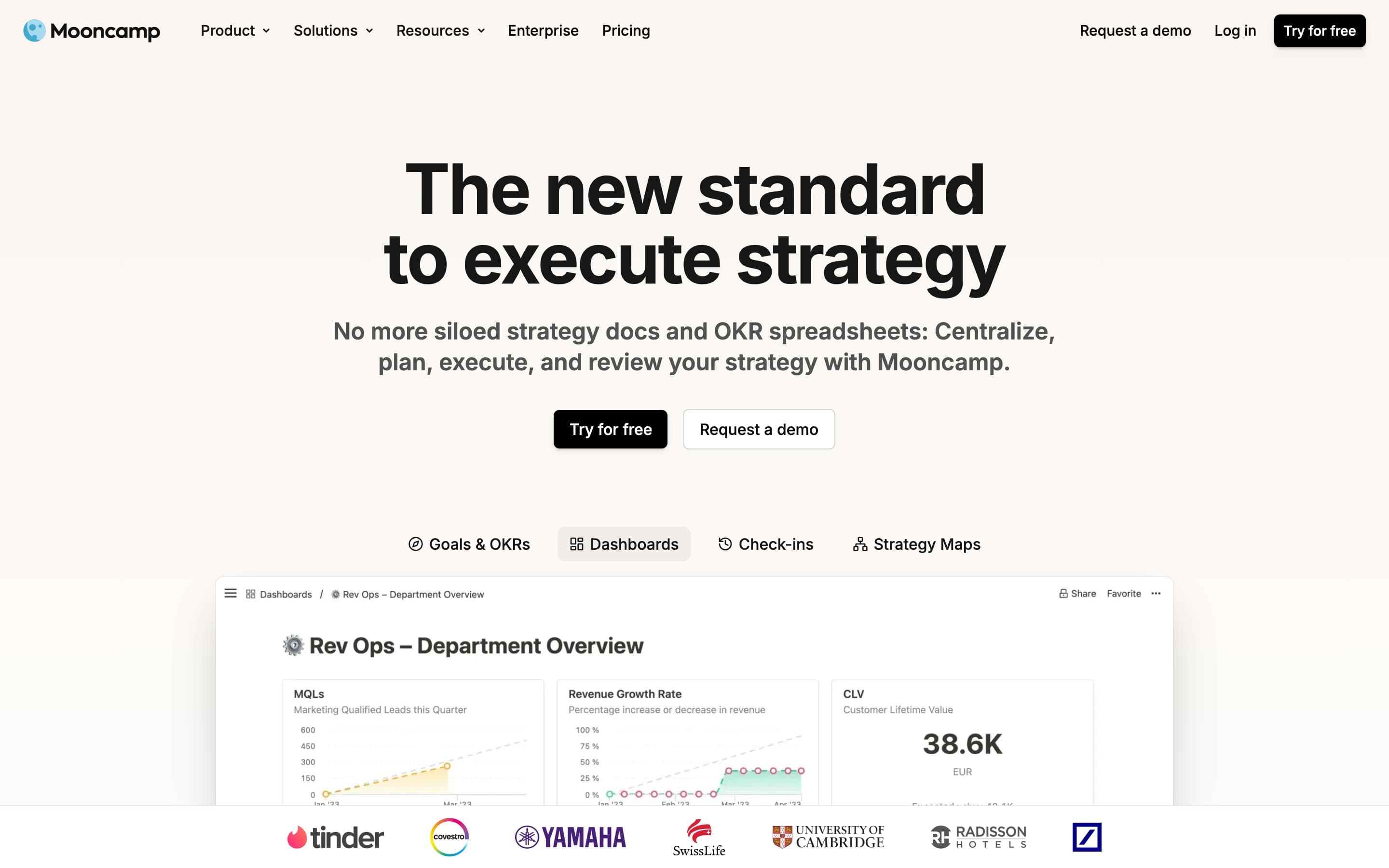 Mooncamp website