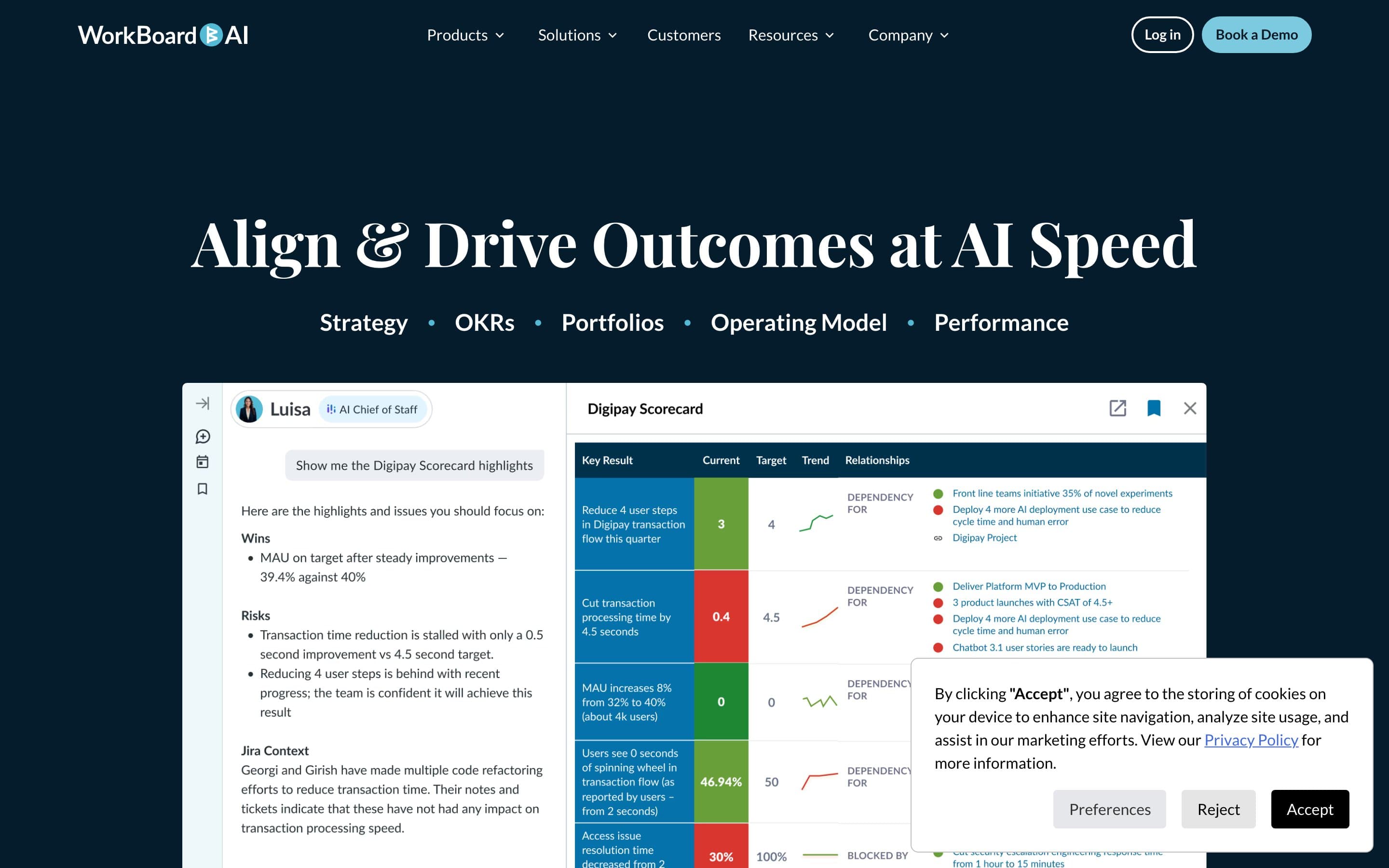 WorkBoard website